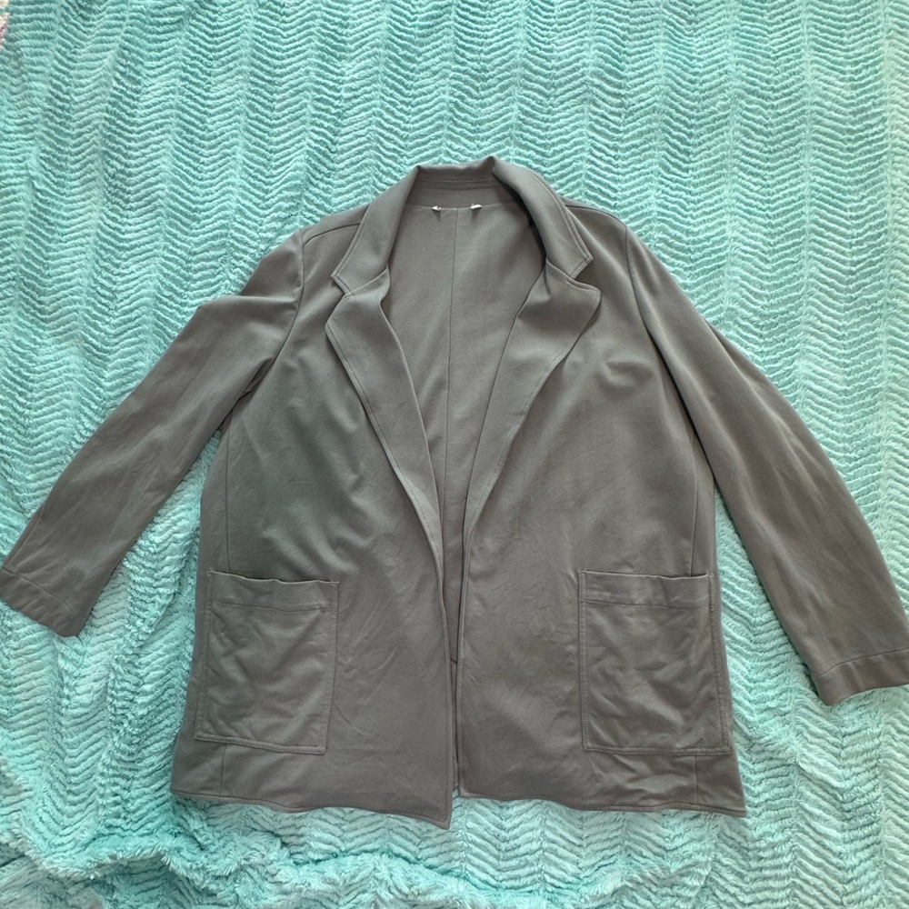 Athleta Women's Eastbound Seafoam Green Blazer - Picture 3 of 10